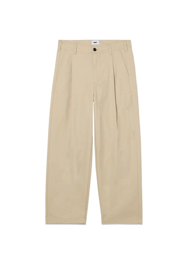 Dean Pleated Pant - Cement-Pants-OBEY-Butler Loftet