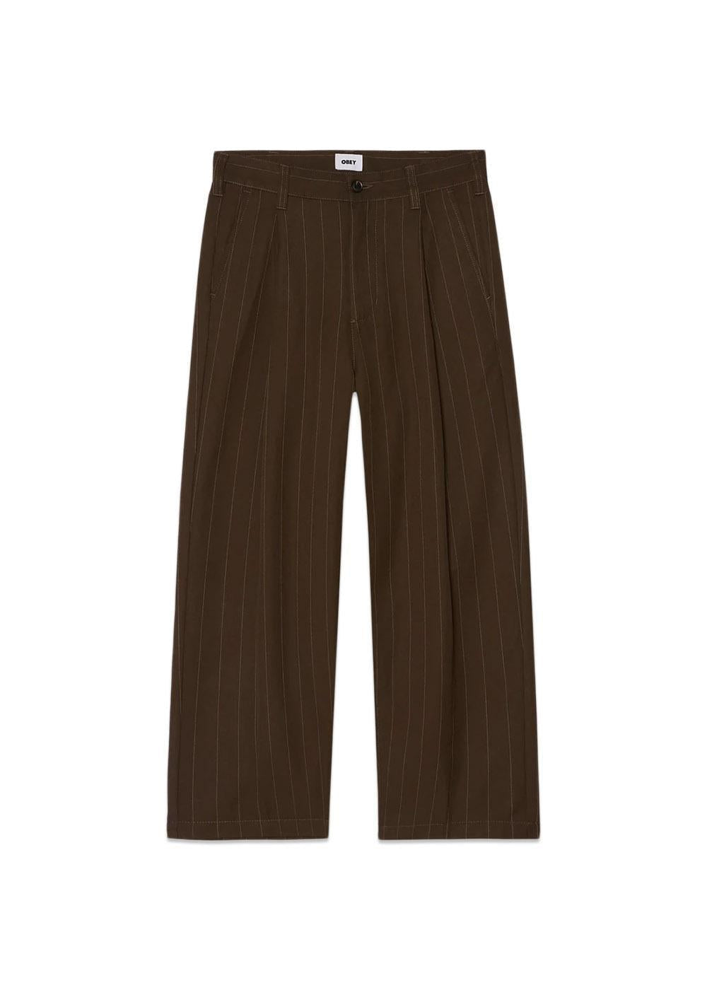 Dean Stripe Pleated pant - Wren Multi-Pants-OBEY-Butler Loftet