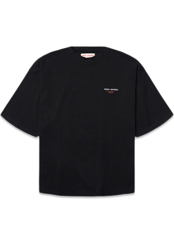Delivery Tee NIKBEN - Black-T-shirts-Woodbird-Butler Loftet