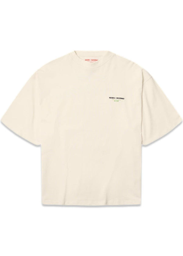 Delivery Tee NIKBEN - Off White-T-shirts-Woodbird-Butler Loftet