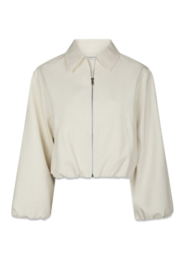 Denielle Structure Jacket - Off White-Outerwear-Neo Noir-Butler Loftet