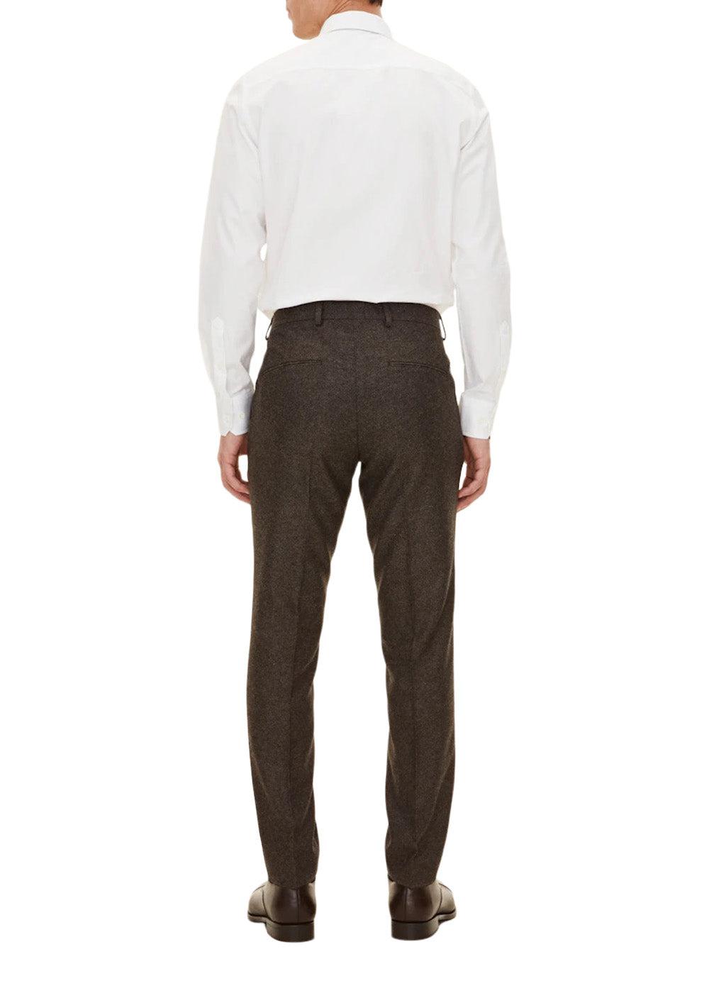 Denz Trousers - Dark Brown-Pants-Oscar Jacobson-Butler Loftet