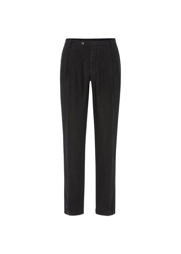 Deyton Trousers - Black-Pants-Oscar Jacobson-Butler Loftet
