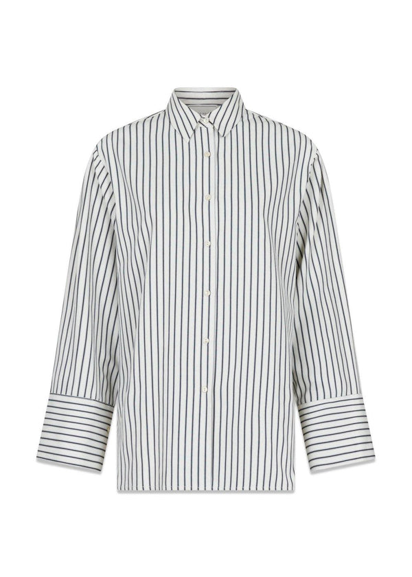 Dita Stripe Shirt - Creme