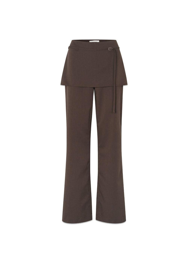 Dodomd pants - Seal Brown-Pants-Modström-Butler Loftet