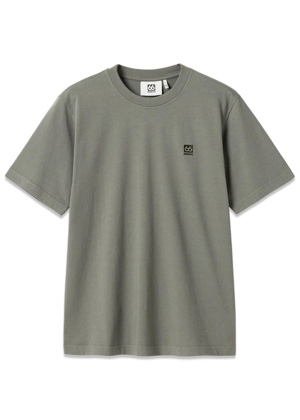 Dyngja T-Shirt - Glacial Clay-T-shirts-66 North-Butler Loftet