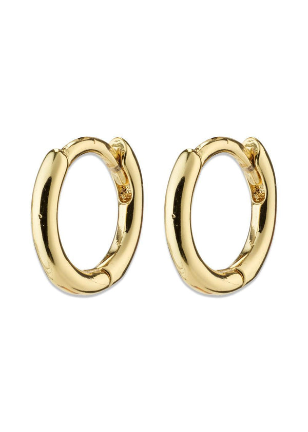EANNA huggie hoops gold-plated - Gold Plated-Jewellery-Pilgrim-Butler Loftet