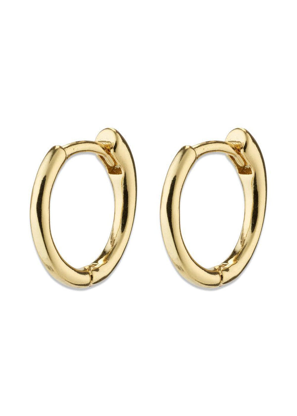 EANNA small hoops gold-plated - Gold Plated-Jewellery-Pilgrim-Butler Loftet