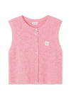 EAST VEST - Orchid Melange-Knitwear-American Vintage-Butler Loftet