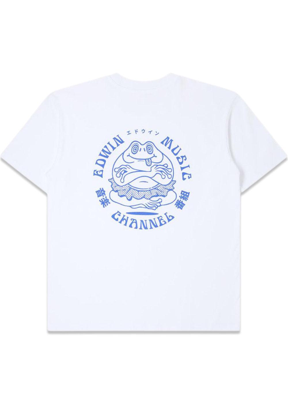 EDWIN MUSIC CHANNEL T-SHIRT - White