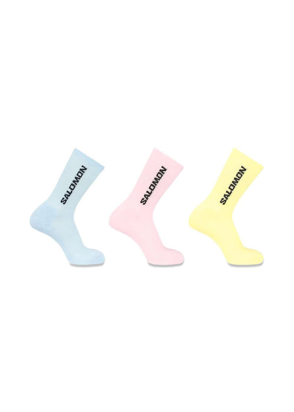 EVERYDAY CREW 3-PACK - Brunnera Blue / Dusty Yellow-Socks/stockings-Salomon-Butler Loftet