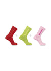 EVERYDAY CREW 3-PACK - Flame Scarlet / Dark Citron / Fairy Tale-Socks/stockings-Salomon-Butler Loftet