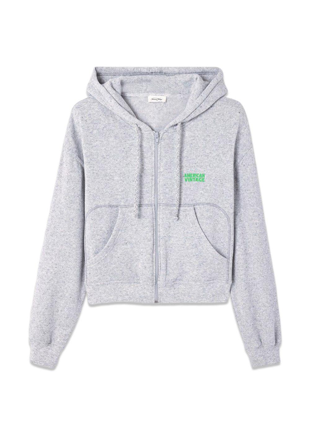 EVONA - Gris Clair Chine-Sweatshirts-American Vintage-Butler Loftet