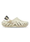 Echo Clog - Bone/Black