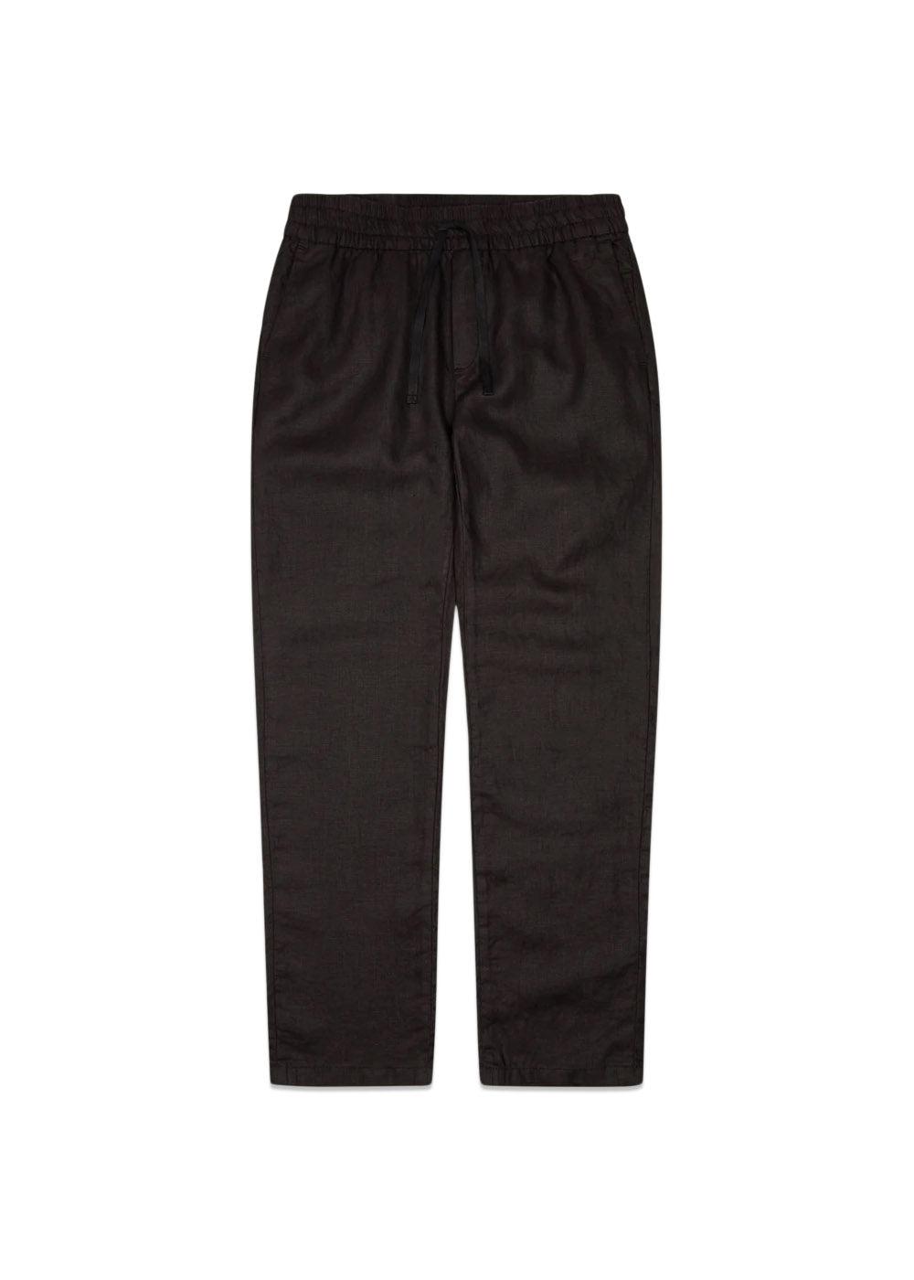 Eik Linen Pant - Black