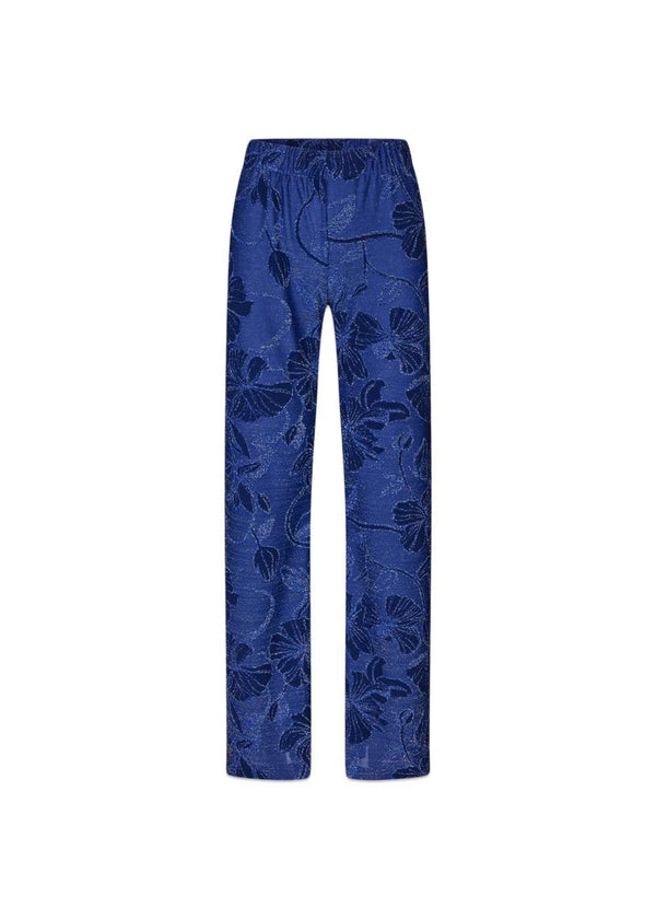 Elasticated Straight Long Pants - Fine Line Poppies-Pants-Stine Goya-Butler Loftet