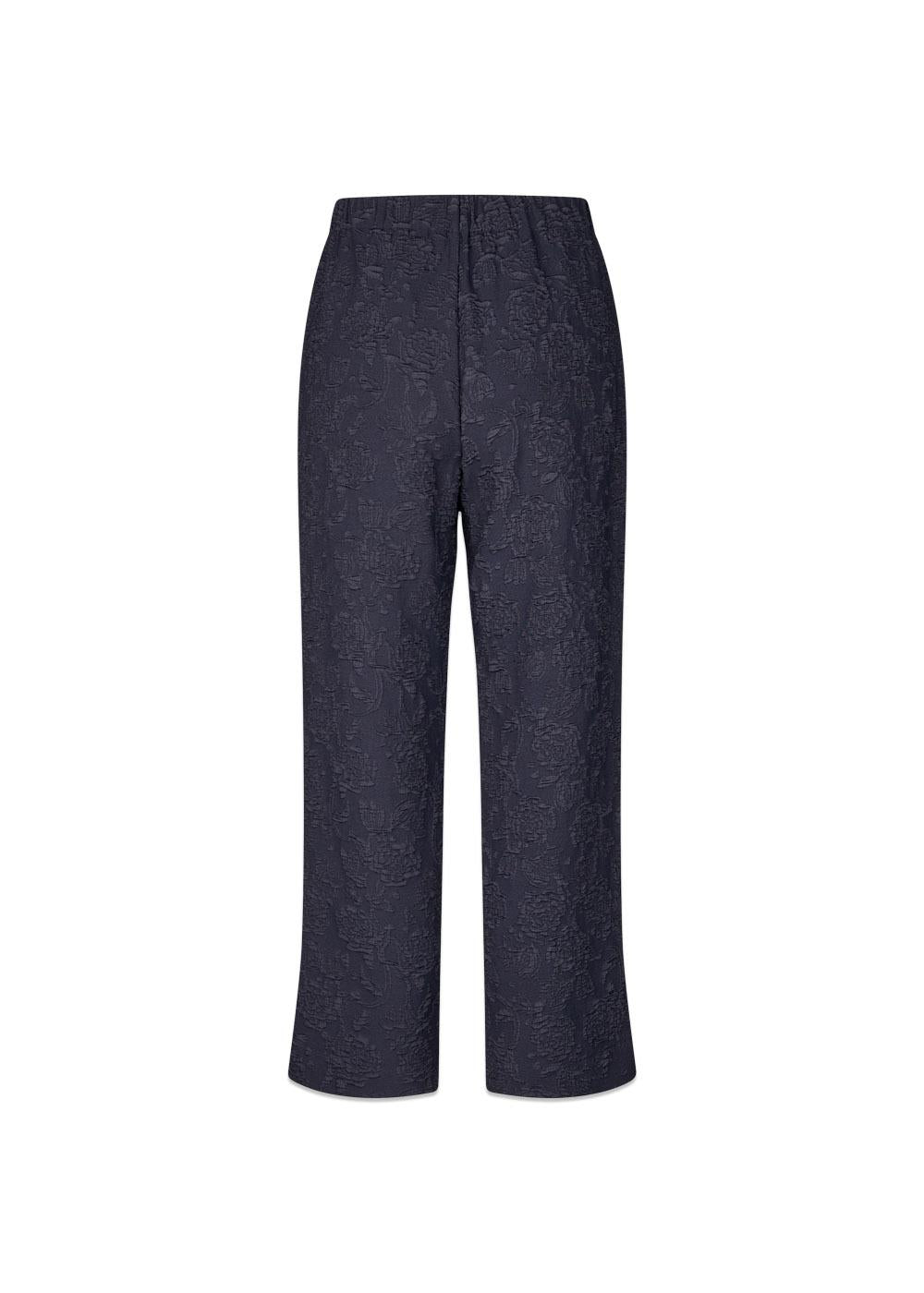 Elasticated Waistband Cropped Pants - Garden Relief-Pants-Stine Goya-Butler Loftet