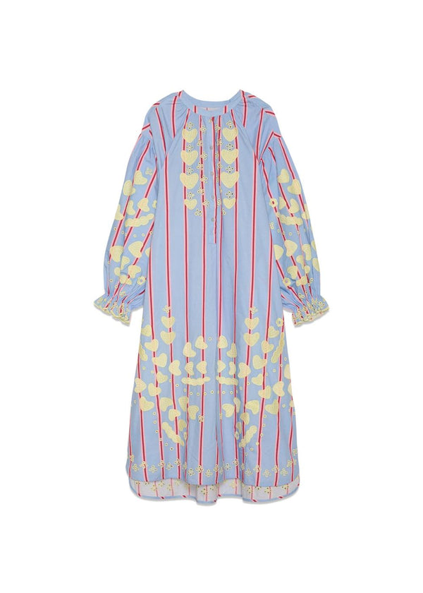 Elisabeth Dress - Bluebell Stripes-Dress-Sissel Edelbo-Butler Loftet