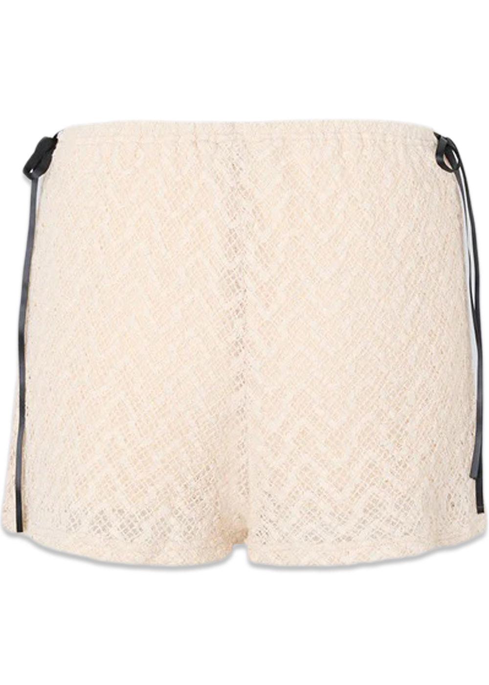 EmiliaMD lace shorts - Soft White-Shorts-Modström-Butler Loftet
