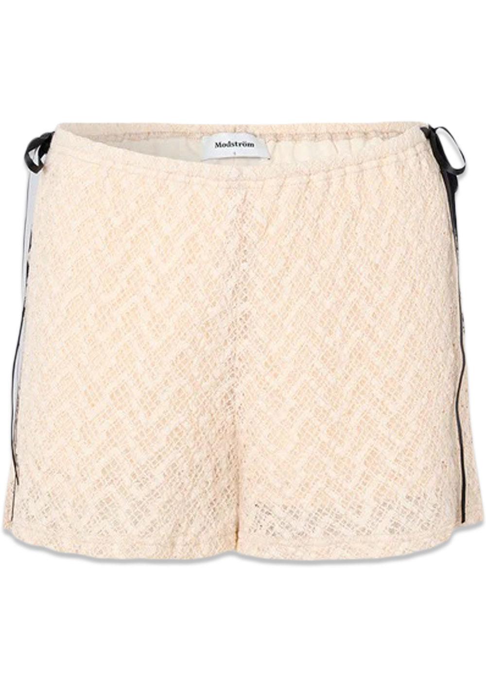 EmiliaMD lace shorts - Soft White-Shorts-Modström-Butler Loftet