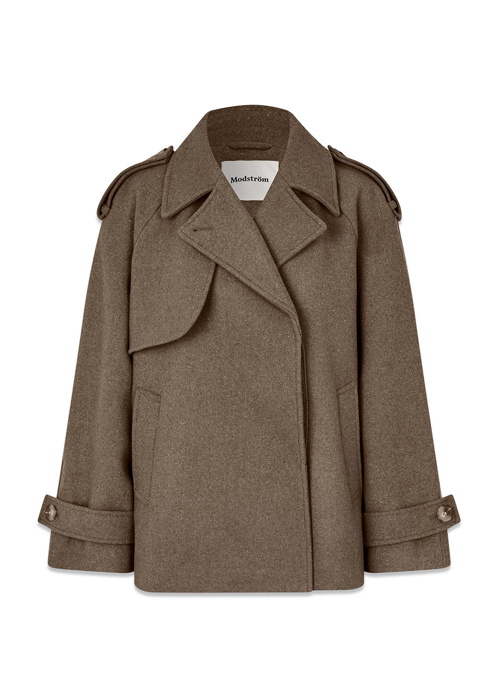 EsmundMD jacket - Espresso Melange-Outerwear-Modström-Butler Loftet