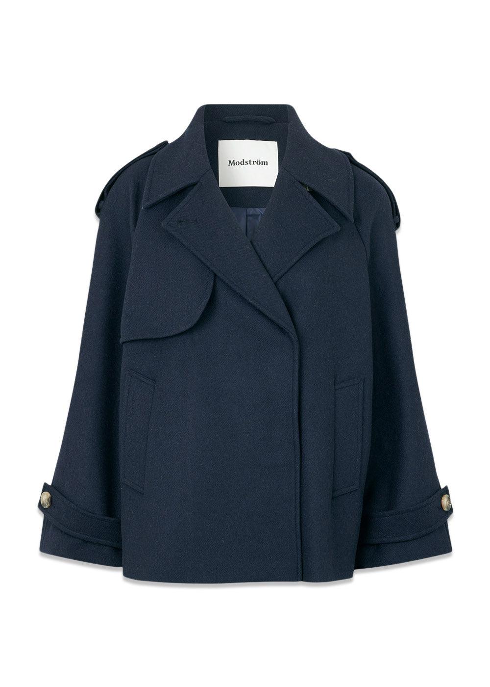 Modströms EsmundMD jacket - Navy Sky. Køb overtøj her.