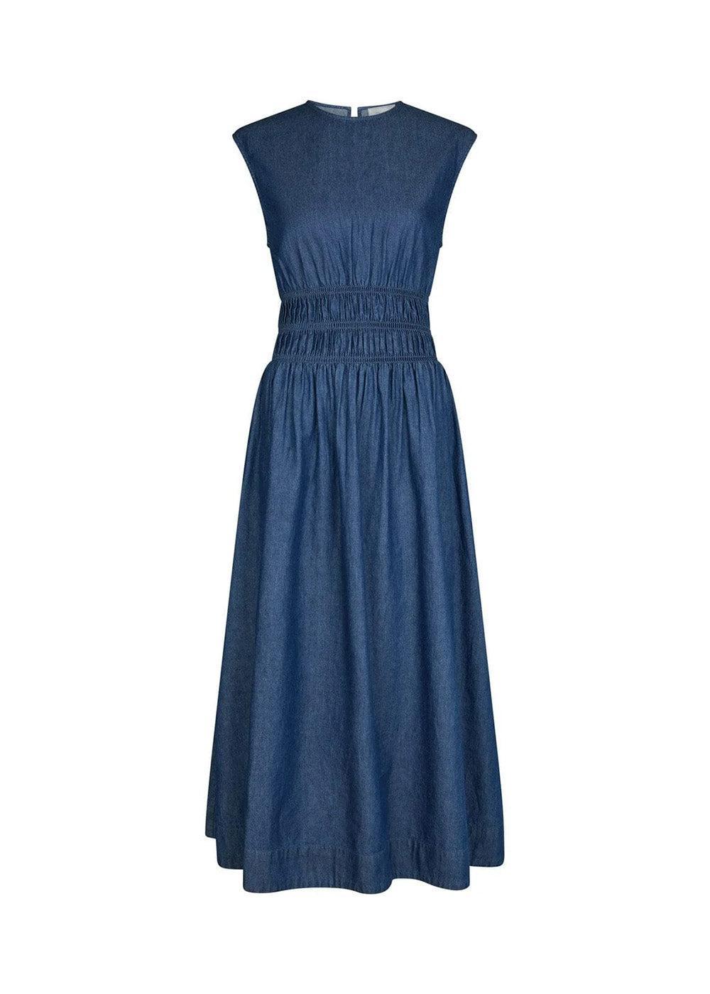 Esmy Denim Dress - Blue-Dress-Neo Noir-Butler Loftet