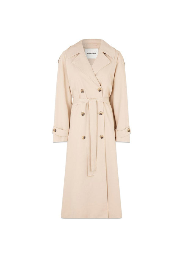 Modströms EvieMD jacket - Powder Sand. Køb frakker her.