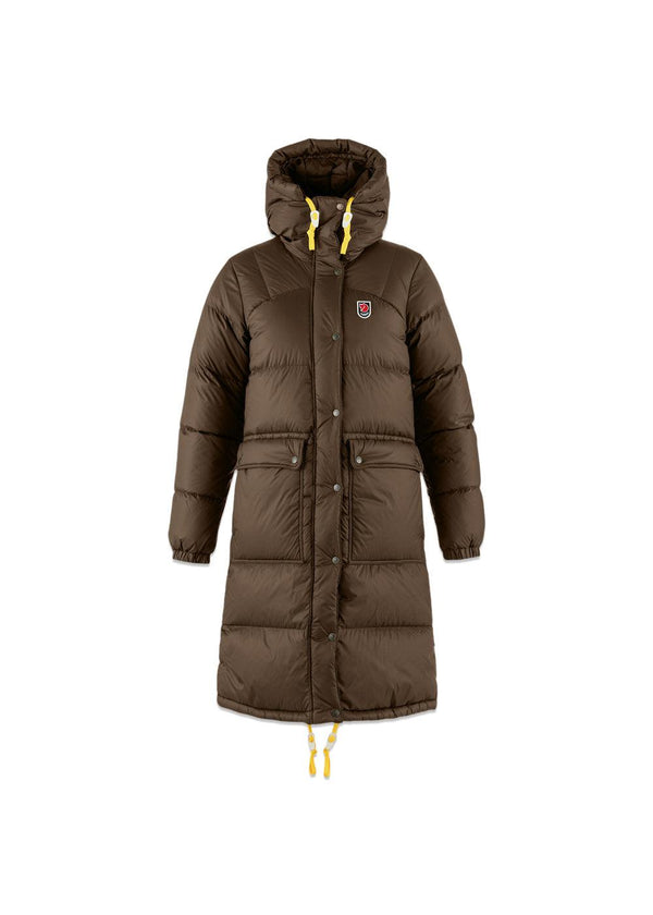 Expedition Long Down Parka W - Dark Oak-Outerwear-Fjällräven-Butler Loftet