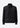 Extrafine Merino Wool Mixed Lens Zip Sweater - Black