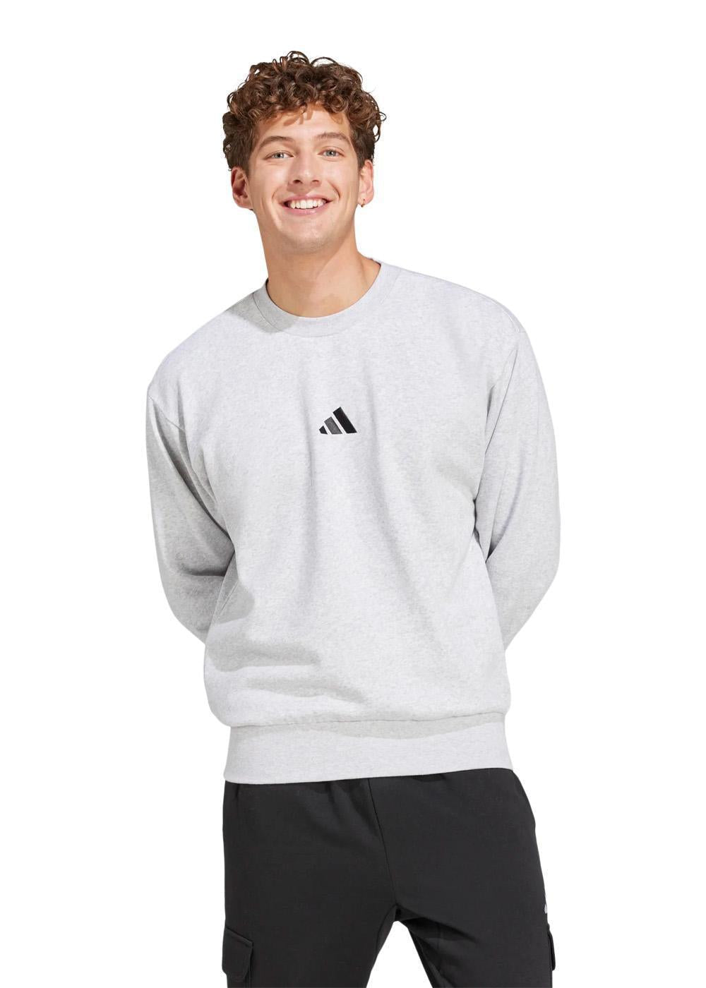 FEELCOZY SWEAT - Light Grey Heather-Sweatshirts-Adidas Originals-Butler Loftet
