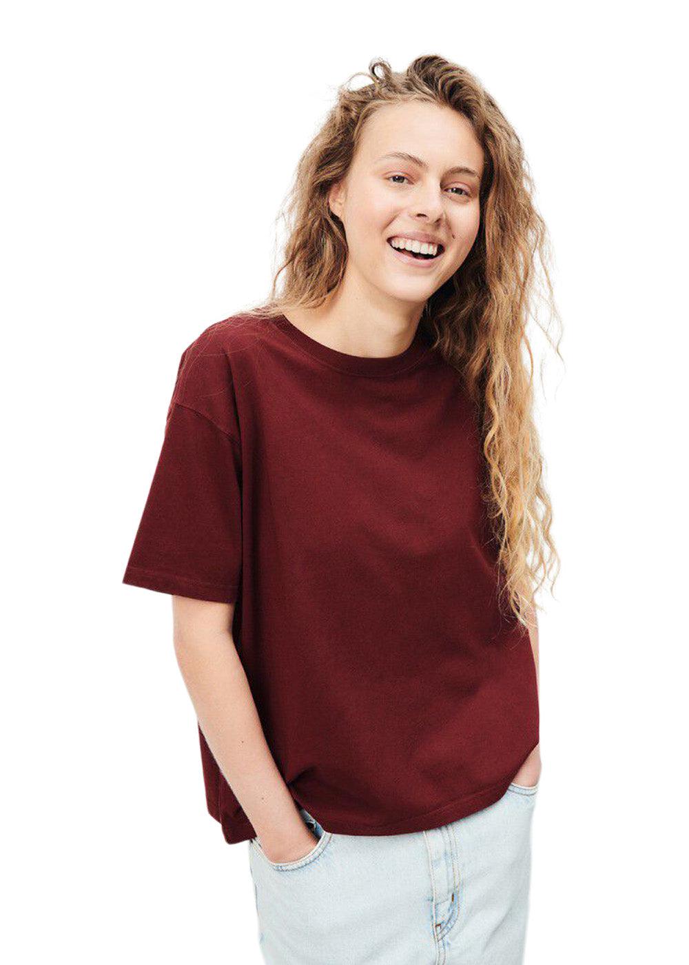 FIZVALLEY - Vintage Burgundy-T-shirts-American Vintage-Butler Loftet