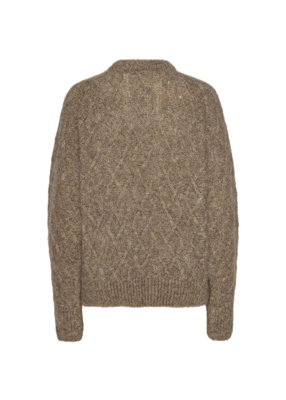 FLUFFY KNIT JUMPER - Pine Bark-Knitwear-Rotate-Butler Loftet