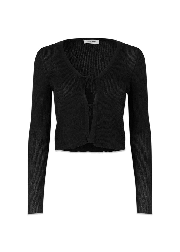 Modströms FaddieMD cardigan - Black. Køb strik her.