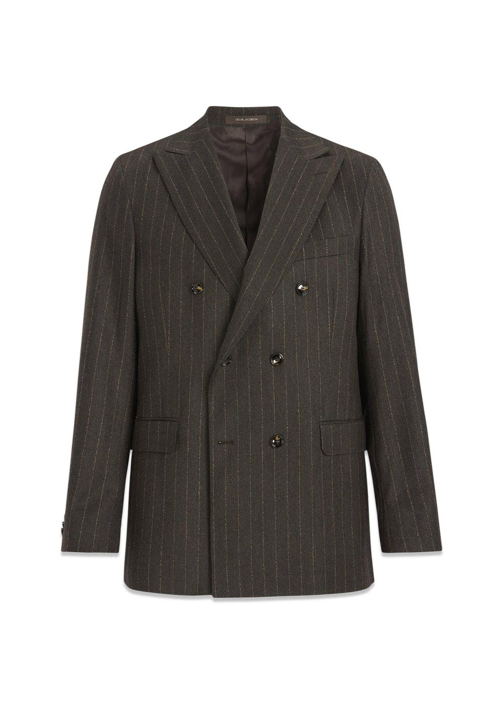 Farris Blazer - Slate Brown-Outerwear-Oscar Jacobson-Butler Loftet