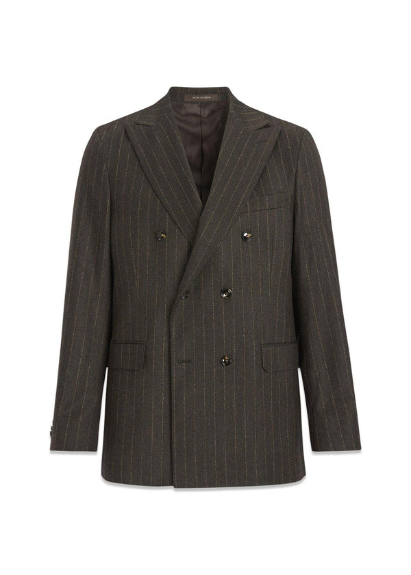 Farris Blazer - Slate Brown-Outerwear-Oscar Jacobson-Butler Loftet