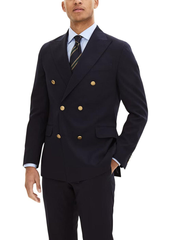 Farris Club Blazer - Dark Blue-Blazers-Oscar Jacobson-Butler Loftet