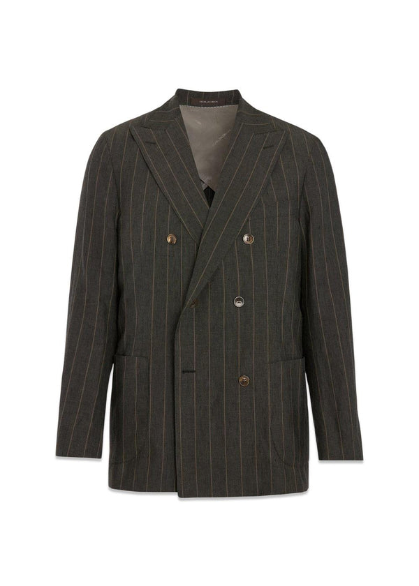 Farris Patch Soft Blazer - Green Earth-Blazers-Oscar Jacobson-Butler Loftet