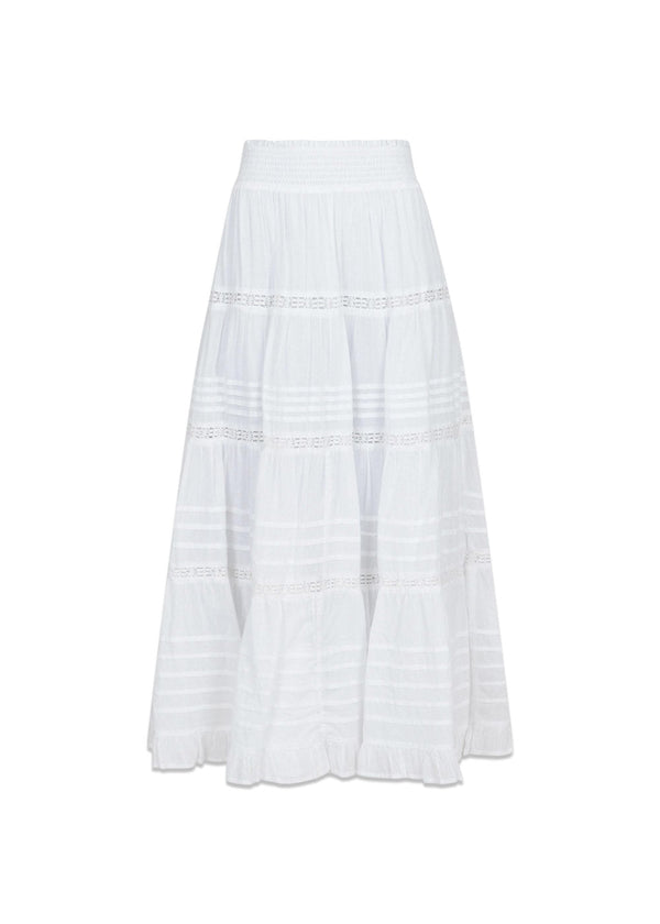 Felicia S Voile Skirt - White