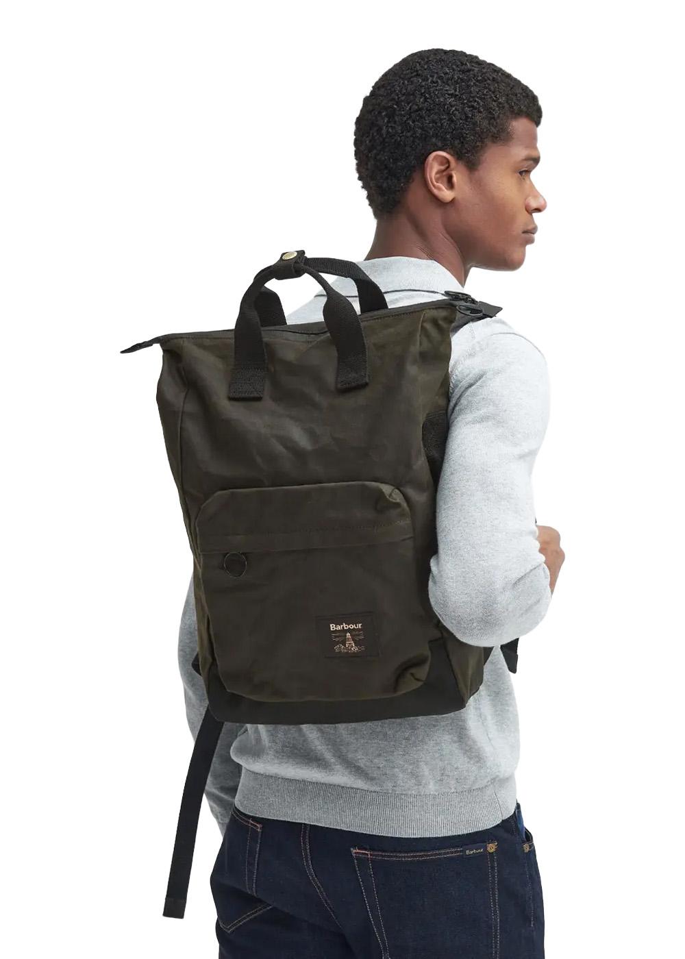 Field Wax Backpack - Olive-Bags-Barbour-Butler Loftet