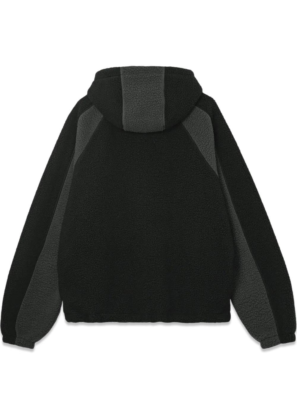 Fleece Jacket - Two-Tone - Bristol Black-Outerwear-Bareen-Butler Loftet