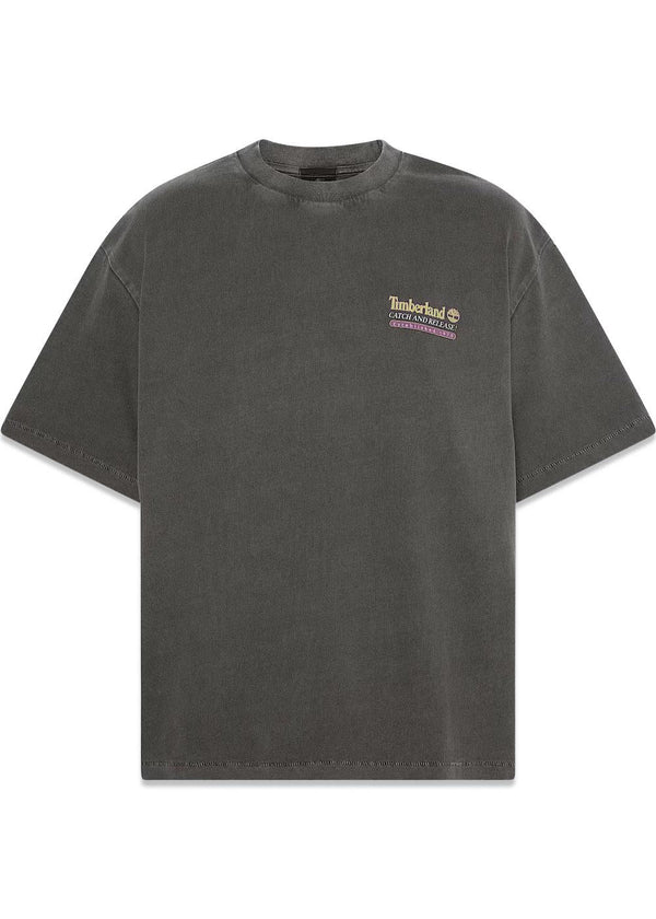 Fly Fishing Graphic Tee BLACK - Black-T-shirts-Timberland-Butler Loftet