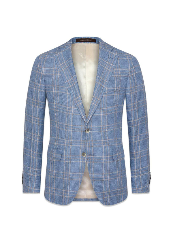 Oscar Jacobsons Forgerty Blazer - Cloudy Blue. Køb blazers her.