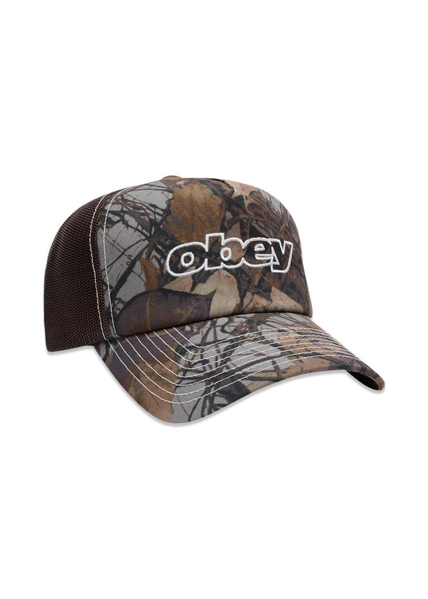 Form Trucker - Fence Camo-Headwear-OBEY-Butler Loftet