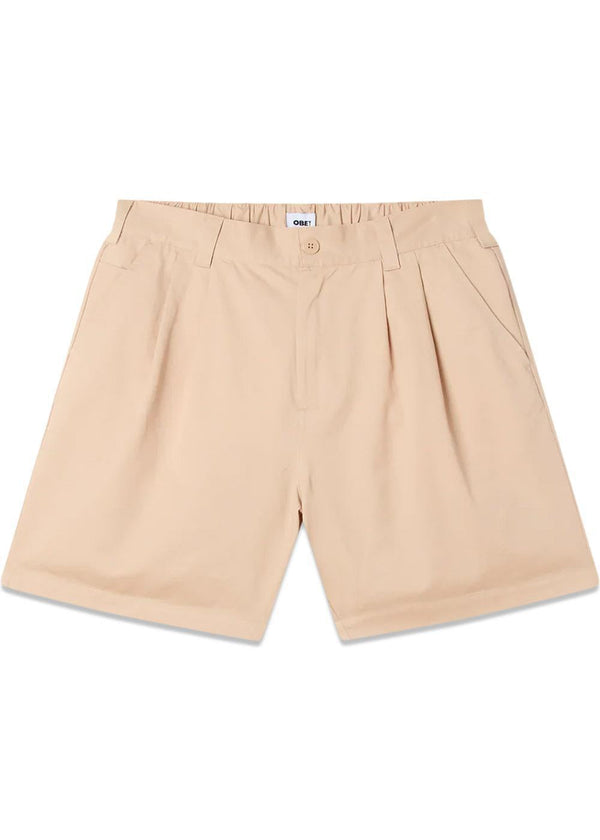 Foster Pleated Short - Cement-Shorts-OBEY-Butler Loftet