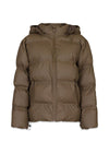 Neo Noirs Fox C Puffer Jacket - Dark Taupe. Køb dunjakker her.