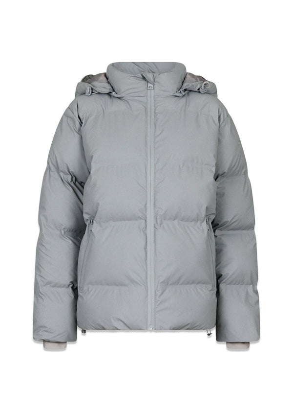 Fox C Puffer Jacket - Light Grey