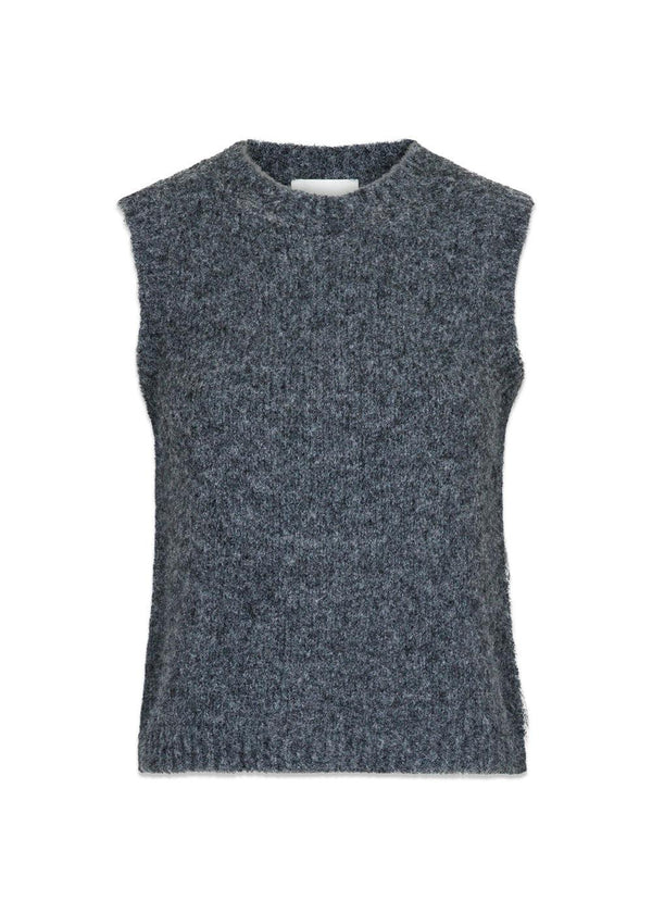 Franko Soft Knit Waistcoat - Antracit