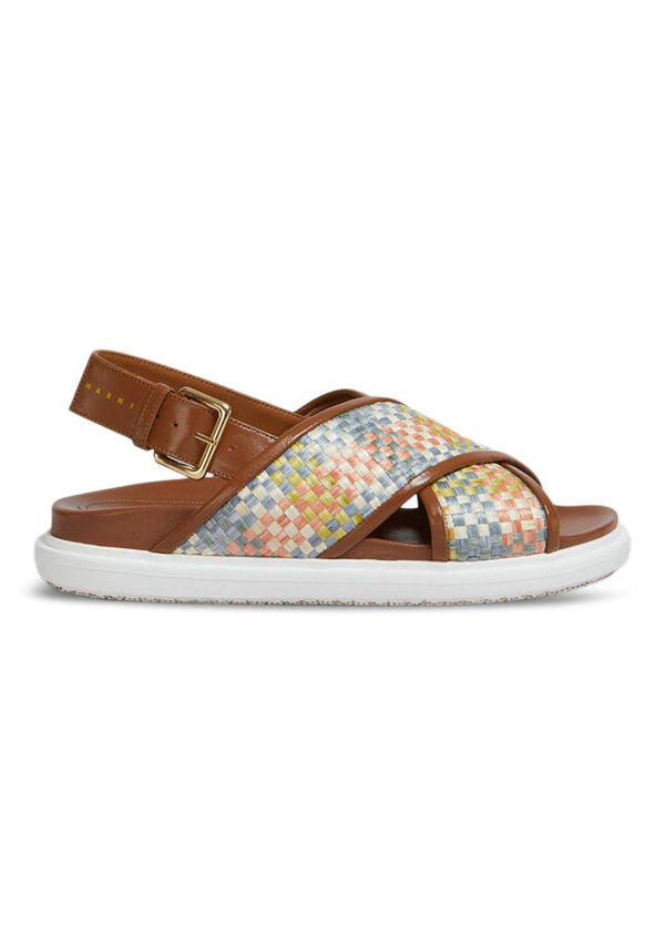 Fussbet Sandal - Multi-Raffia