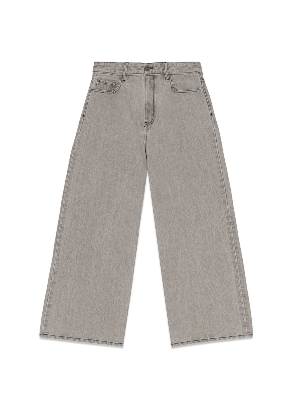 Future Denim Wide Jeans - Gray Quill